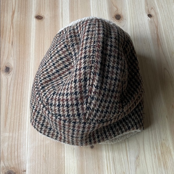 Banana Republic Plaid Trapper Hat Pure Wool - Picture 5 of 10
